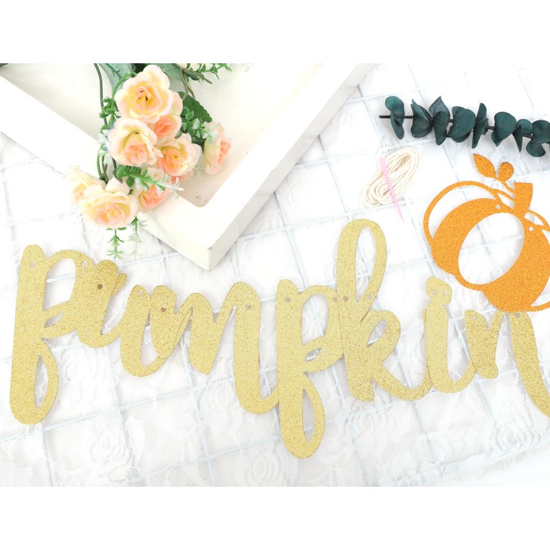Our Little Pumpkin Is One Banner - Pumpkin First Birthday