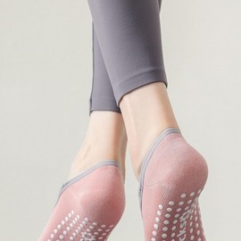 ModuFarm Non-Slip Yoga & Pilates Grip Socks Yoga Socks Purple 2ea