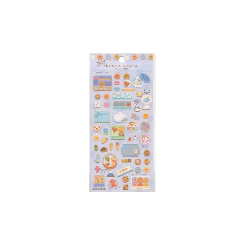 Delicious Friends Sticker 209808 Cookie Can, Cute, Peel and Stick