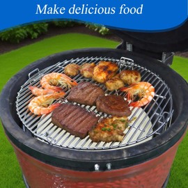 Cmanzhi S2C (1-Pack) Cooking Grate System Grilling Accessory for 18" Kamado Joe Classic, Large Big Green Egg, Coyote The Asado Cooker, Pit Boss and Other kamado Grill
