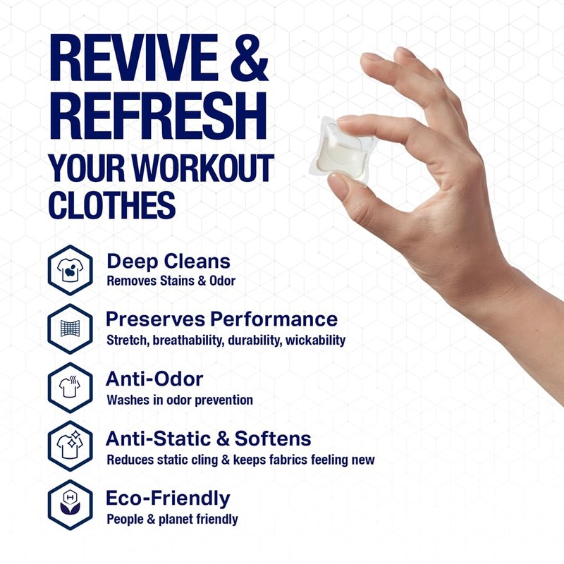 HEX Performance Laundry Detergent, Fresh & Clean, 100 Loads (Pack