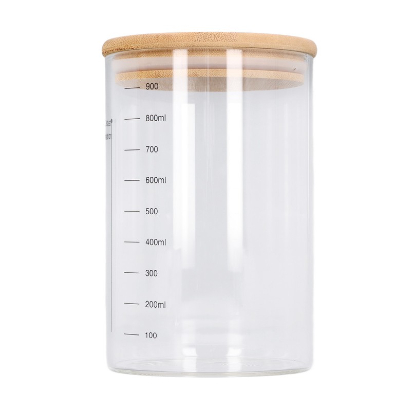 Sourdough Starter Jar Kit Wooden Lid 34oz Sourdough Bread Baking