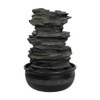 BBabe 15.7" High Rock Cascading Tabletop Fountain, Zen Meditation Indoor