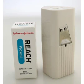 Johnson & Johnson Dental Floss 200 Yd. Refill with Floss Dispenser (1 Refill + 1 Dispenser)