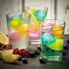 com-four® 30 x Reusable Ice Cubes in Great Colours Party