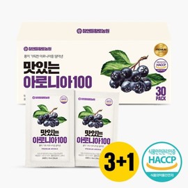 Chamendul Hwangto Nongwon 맛있는 아로니아100 70mlX30포 3 + 1 (총4박스) Delicious Aronia 100 70ml X 30 Pouches 3 + 1 (Total 4 Boxes)