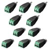 SIENOC 10x RCA Adapter Terminal Set - Connector Cable to