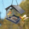 Bird Feeder for Garden - House-Shaped Bird Feeder Squirrel Proof