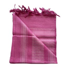 MILSPEC SURPLUS 100% Cotton Plain Palestinian Shemagh Arab Keffiyeh Headscarf Unisex Desert Shawl Hijab Winter Scarf (Plain Pink)