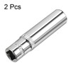 sourcing map 2 Pcs 1/4 Inch Drive 8mm 6-Point Deep