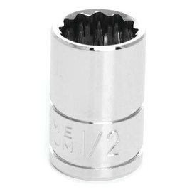 Performance Tool W38516 12-Point Socket, 3/8-Inch Drive, 1/2