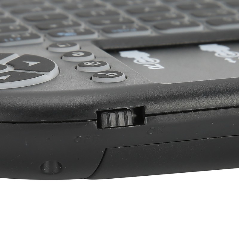 Mini Wireless Keyboard Backlit Black 2.4G RF 10-Meter Working Distance