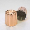 Asai Shoten Original Size Copper Canole Mold (Tall), Rose Gold
