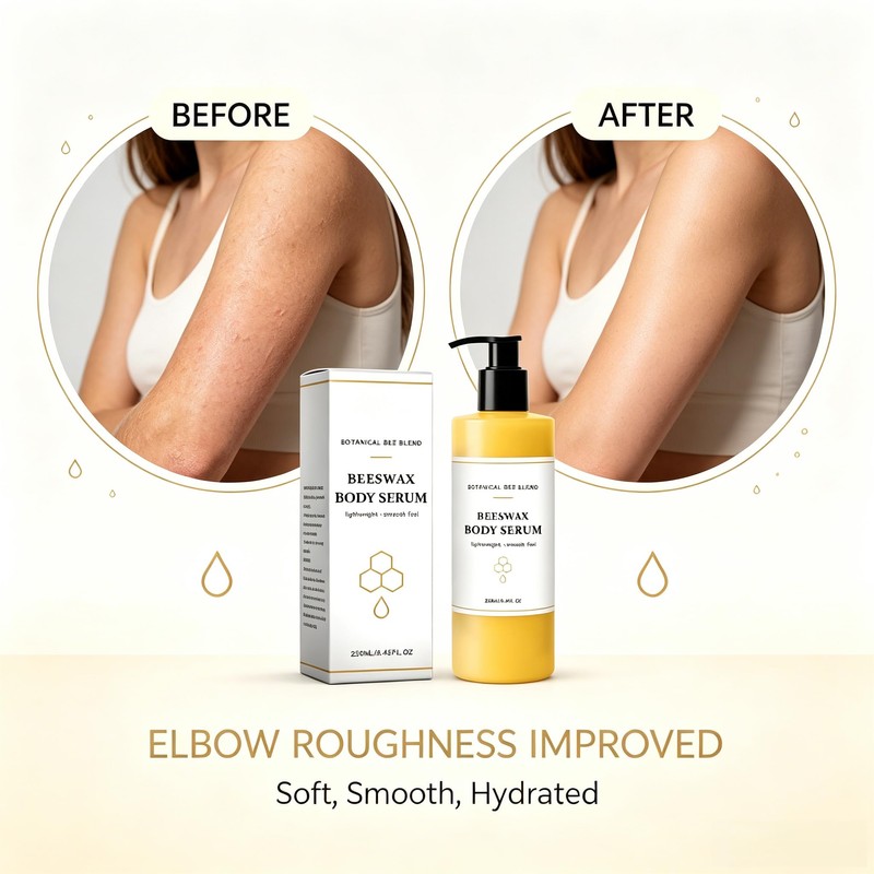 Beeswax Body Serum for Crepey Skin