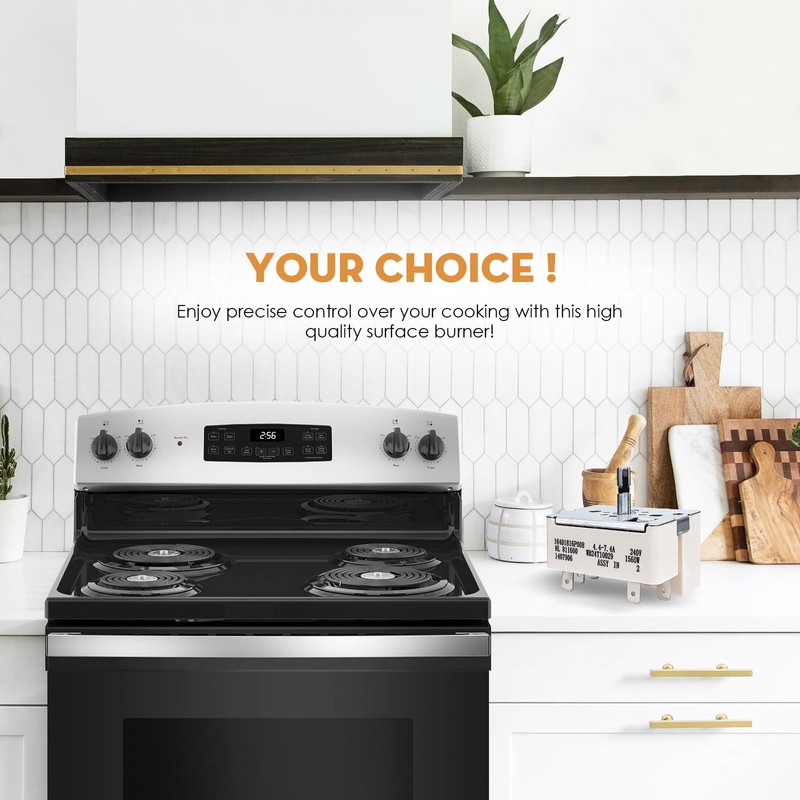 WB24T10029 Range Switch Surface Burner Infinite Switch Control Switch Replacement