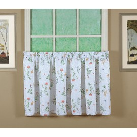 Today's Curtain English Garden Floral Tier 36"
