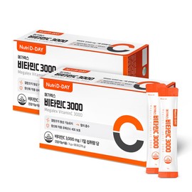 Nutri-D-Day Megalex Vitamin C 3000 x 2, total 180 packets / 뉴트리디데이 메가렉스 비타민C 3000 x 2개 총180포