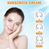 Tinted Sun Cream SPF60 Tinted Moisturiser Sunscreen with Light Coverage,