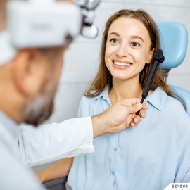 DEXSUR Medical Grade Aluminum Alloy Sensory Tuning Fork Activator For Healing, Therapy Non Magnetic One Each of C 256 Tuning Fork, Black