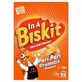 In A Biskit Peri Peri Drumstix Flavour 145g **Best Before Dec 2025**