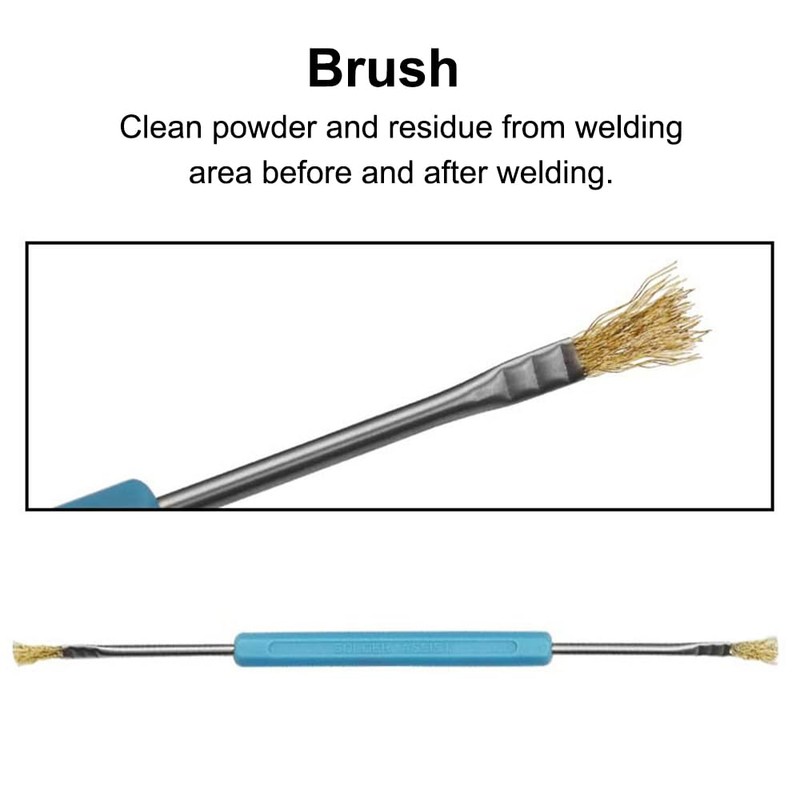 6 Pieces Soldering Aid Kit, Welding Assist Tools Brush Scraper