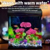 Ameliade Aquarium Artificial Plastic Plants Decoration, Pink Cherry Blossom Tree