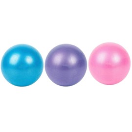 Xinlie Small Bender Ball Mini Size Soft Pilates Ball Mini Anti-Burst Core Exercise Ball Mini Gym Ball Anti-Burst Yoga Ball Extra Thick Swiss Ball for Yoga, Balance, Workout, Fitness (3 Pieces)