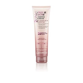 Giovanni 2chic Frizz Be Gone Crema domesticante – Fórmula natural suavizante para el cabello con manteca de karité y aceite de almendras dulces, macad