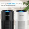 Replacement Filter Compatible with Fancybark ZQA-4000A Air Purifier, 3-in-1 True