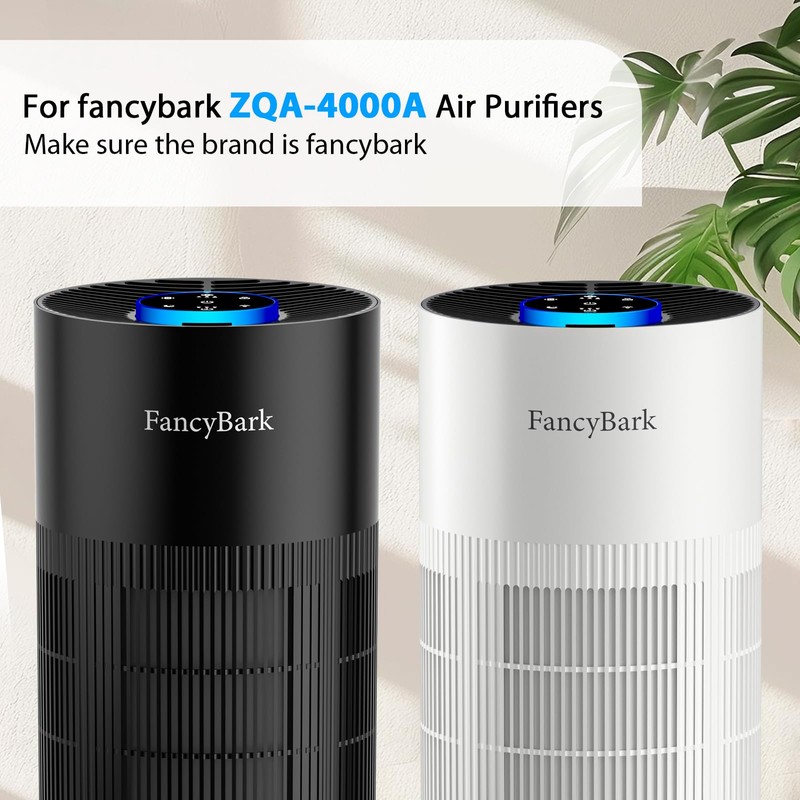 Replacement Filter Compatible with Fancybark ZQA-4000A Air Purifier, 3-in-1 True