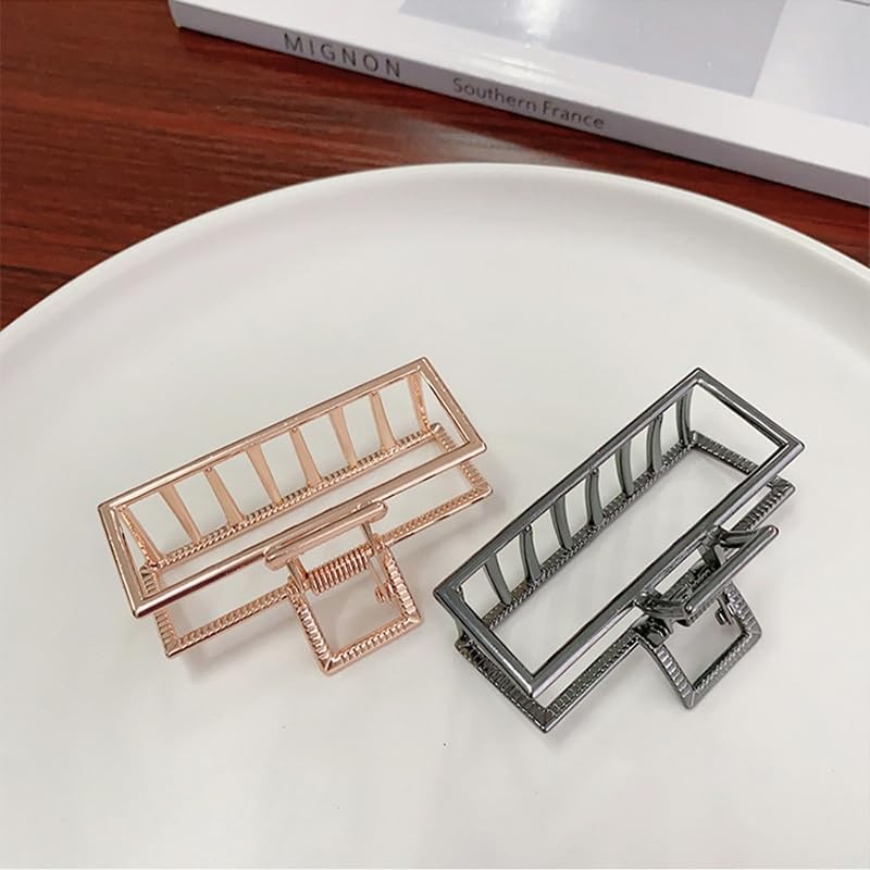 [ナカノヤ] NAKANOYA バンスクリップ 1個 金属 合金 メタル ヘアクロー バンス ジッケピン