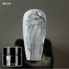 ROZYHIP Siver Collection Metallic Style Gel Nail 10ml, Color:RYJ01