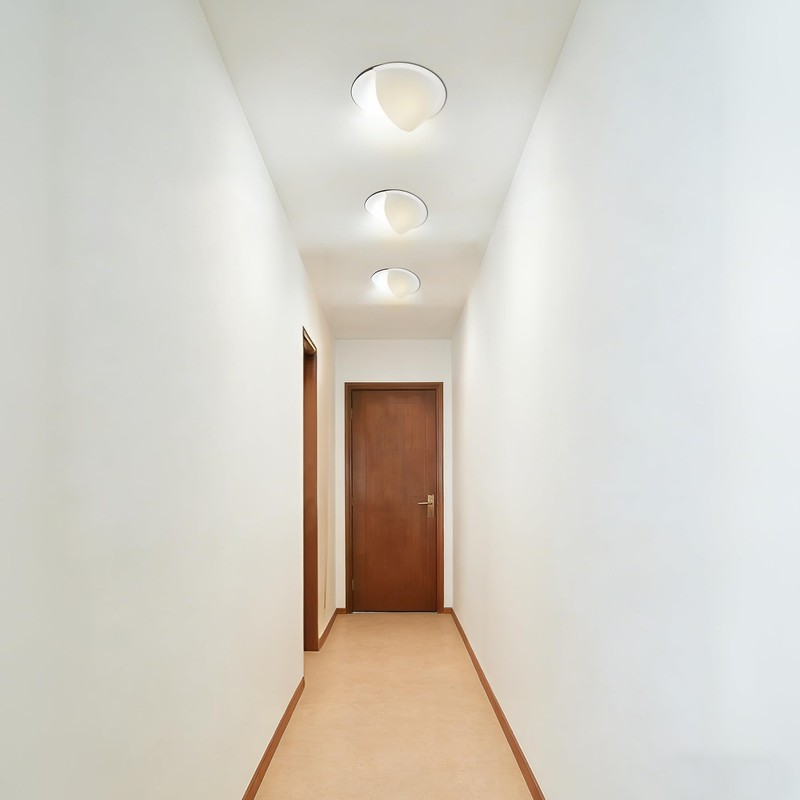 Abeicy 4 Packs Translucent Half Shades for Recessed Light Covers,