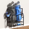 Ultrawall Wall Mount Golf Bag Organizer, 2 Golf Bag Storage