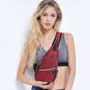 FANDARE Sling Bag Umhängetasche Messenger Bag Hiking Bag Crossbody Bag