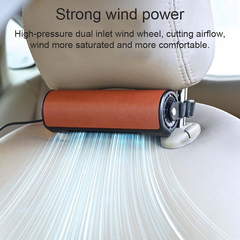 Car Seat Ventilation Fan USB Cooling Fan Air Circulation Electric