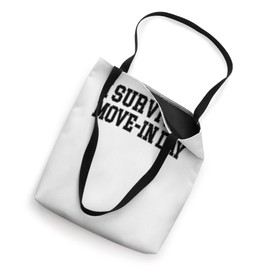 I Survived Move In Day College Uni Chaos Dark Graphic Tote Bag