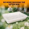 BESNEW Small Animal Bedding & Litter,50 pcs Disposable Rabbit Cage