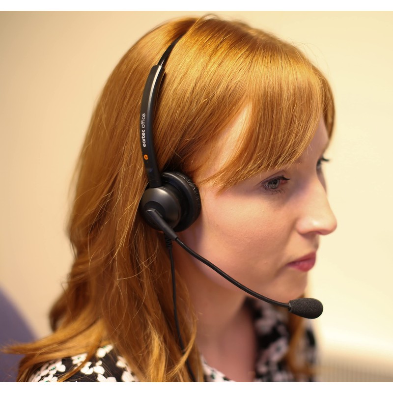 eartec office Compatible Headset for Snom D710 D715 D725 D745