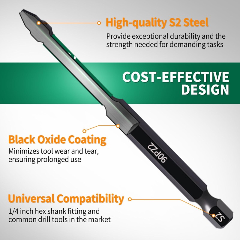 Pronese 10 pcs 90 mm PZ2 & PH2 & PZ3