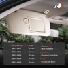 A-Premium Left Driver Side Sun Visor with Mirror - Compatible