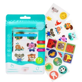 Natural Stickers, Patches for Kids and Adults, Natural Patch Stickers for Outdoor Camping Traveling Fishing(28 Sheets-168Stickers)