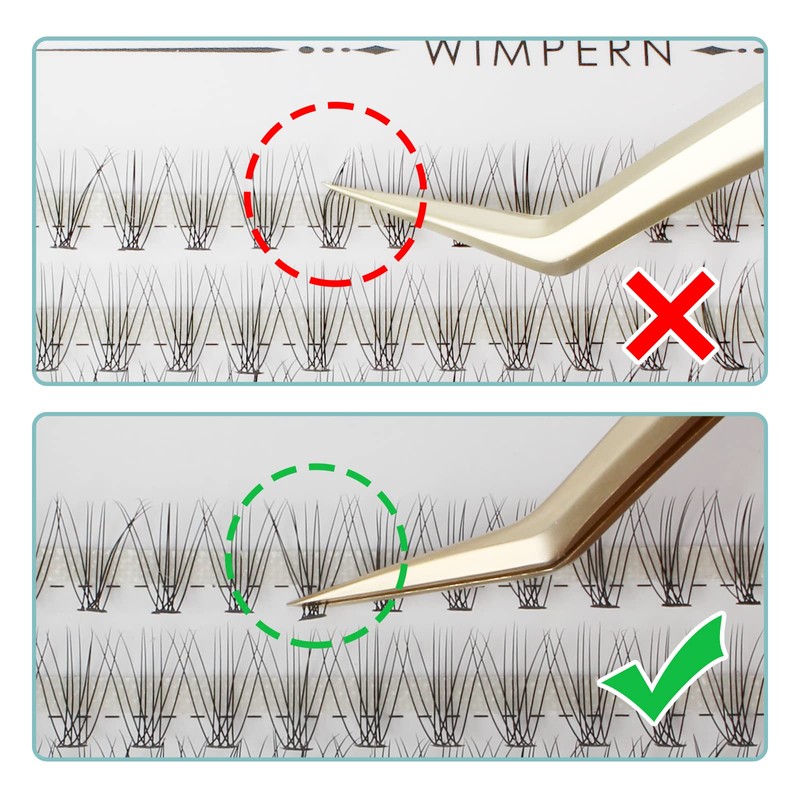 Oreola 10D Individual Eyelashes, Reusable False Eyelashes, 228 Pieces, Individual