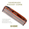 Kent 5.7" Handmade Wide Tooth Detangling Comb - Yellow Tokyo
