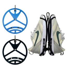 MALTERZER Shoe Holster, Shoe Clip for Backpack, Footwear Clip Sports Accessories Sports and Outdoor Travel Essentials Shoe Bags (Black+Blue)