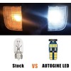 AUTOGINE 8 Piece White LED Interior Light Kit for Toyota