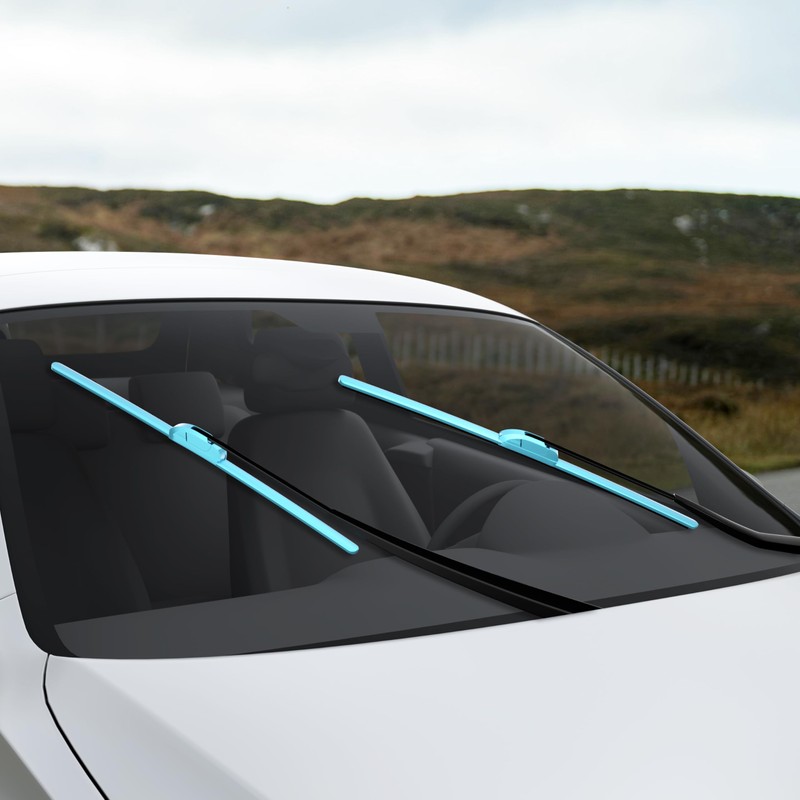 OEM QUALITY 26" + 17" PARRATI Premium All-Season Blue Windshield