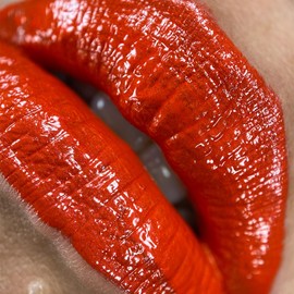 UNICORN SNOT Liquid Metal Lip Paint - Metallic Lip Gloss - Non-drying, Long-lasting Liquid Lipstick, Intense Pigment Color with Metallic Shimmer - Vegan, Cruelty-Free Makeup, Fiery Red (Lava)