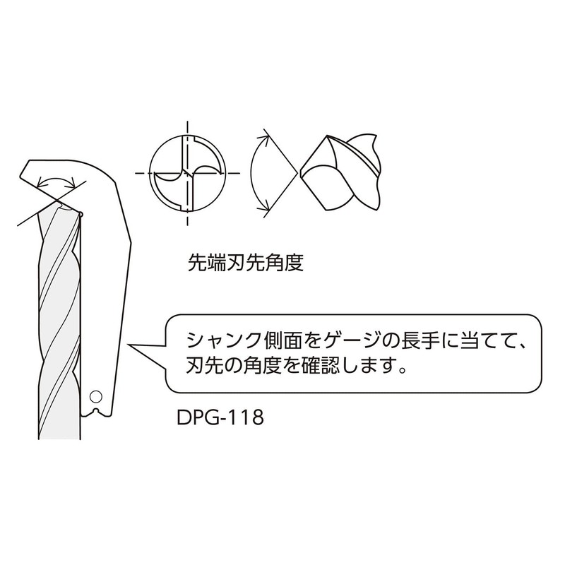 SK Drill Edge Gauge DPG – 118