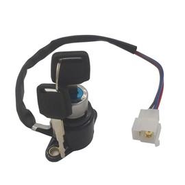 35100-MCK-A00 Ignition Key Switch with 2 Keys Fit for Honda Shadow VT1100C Shadow Spirit 2001-2007, VT1100C2 Shadow Sabre 2000-2007, VT1100C3 Shadow Aero 2001-2002